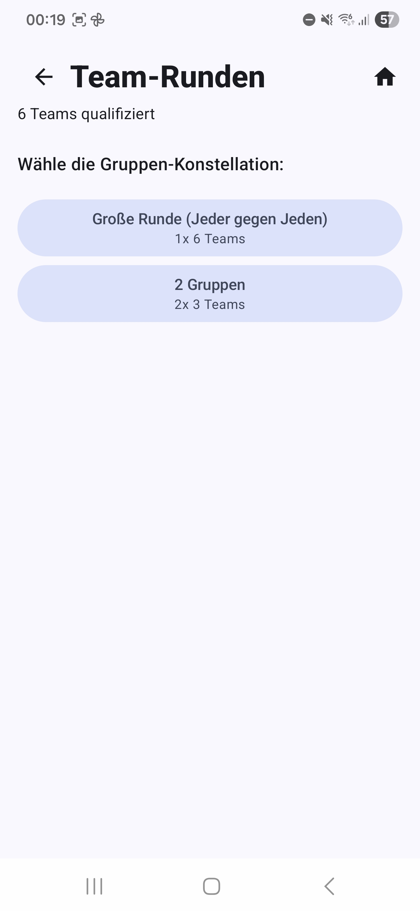Lagrondor — val av gruppkonstellation
